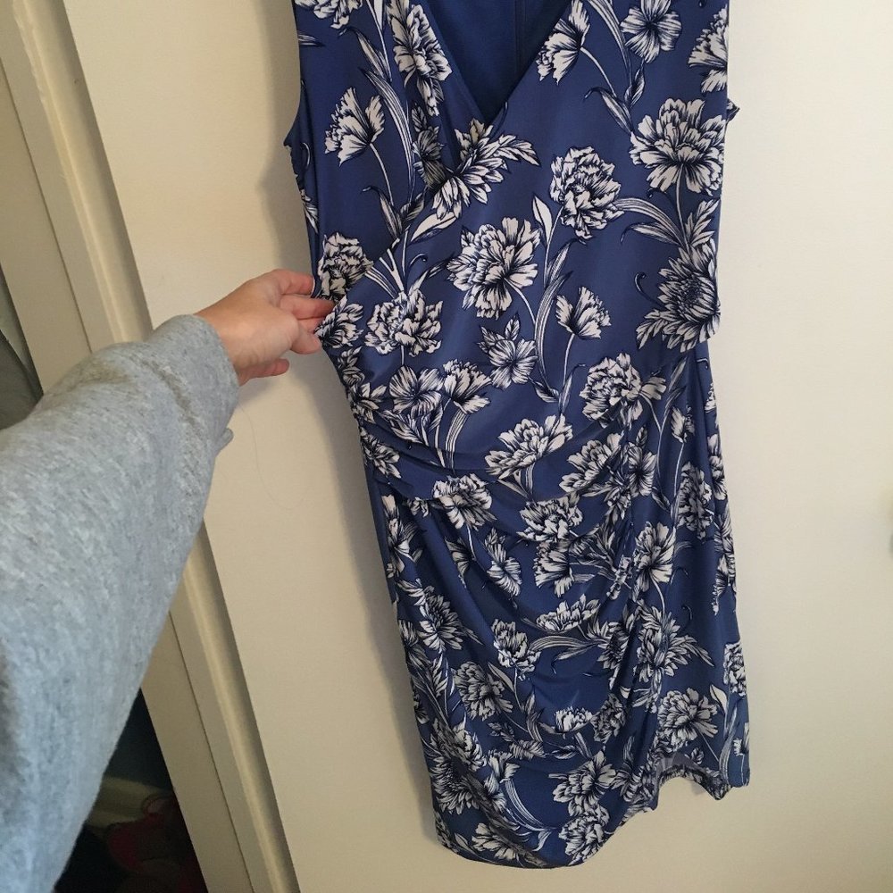 I.N.C. Floral Ruched Dress - Picture 7 of 7